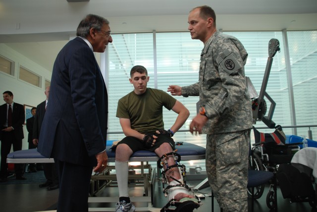 Panetta talks to the Center for the Intrepid director