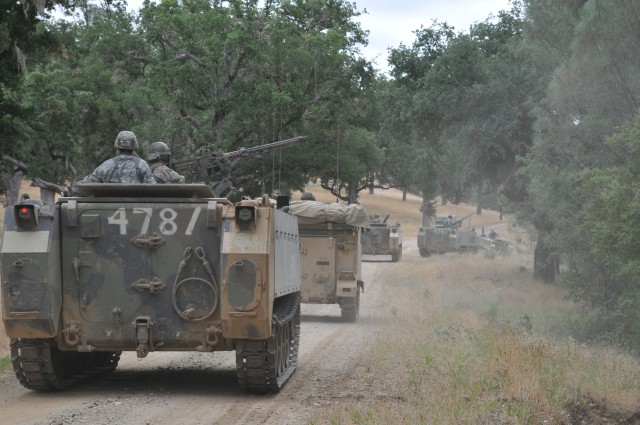 Engineers provide security during bridging assault at Fort Hunter Liggett