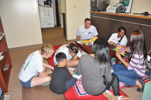 65th Engineer Battalion Soldiers serve as Battle Buddies for Gold Star Children