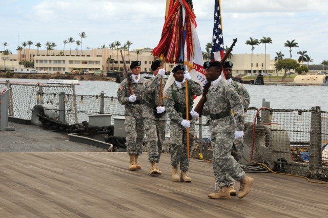 413th Contracting Support Brigade color guard