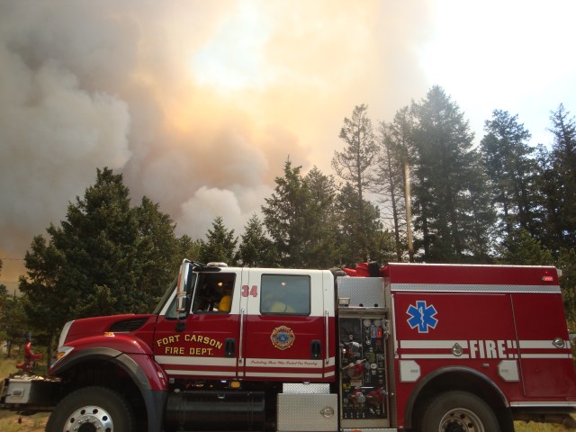 Fort Carson fire department supports city, county