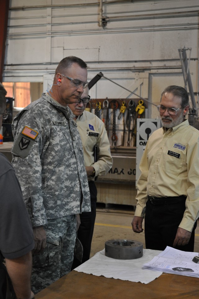 Brig. Gen. Kevin O'Connell Visits Tooele Army Depot