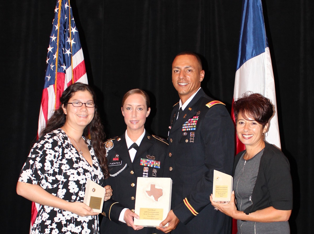 Fort Hood wins Keep Texas Beautiful Award; 180th Trans accepts