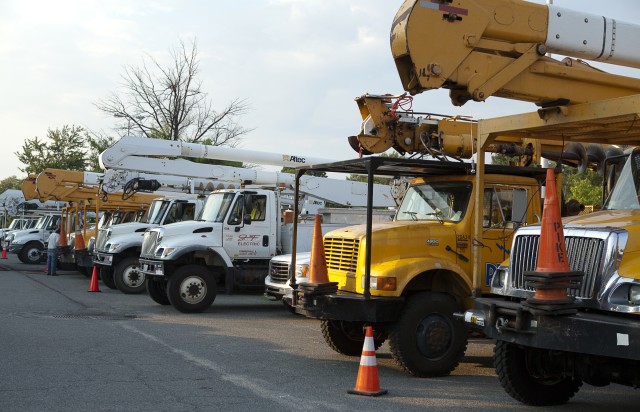 Myer-Henderson Hall becomes staging area for region's electricity restoration efforts