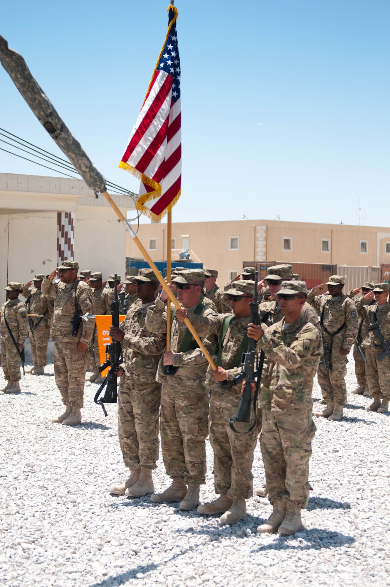 18th Combat Sustainment Support Battalion Uncases colors | Article ...