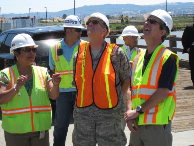 Estevez, Bash visit SDDC ammunition port