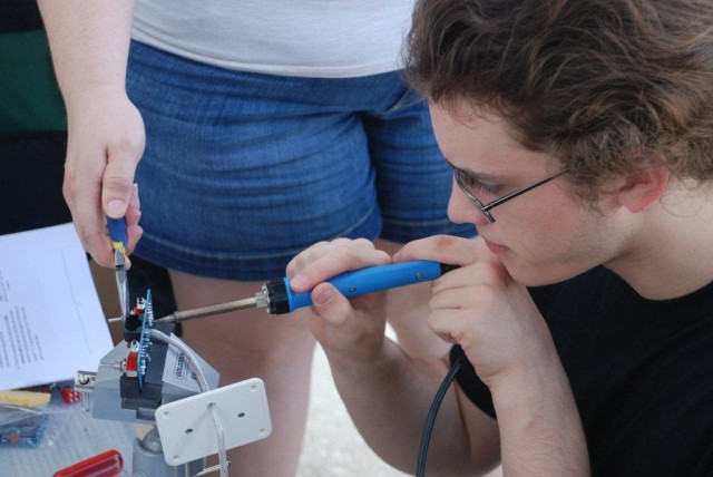 Underwater robotics competition held at APG's Shore Pool