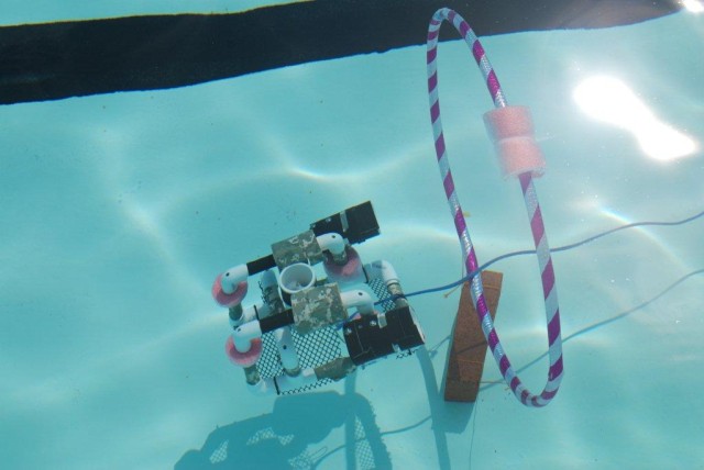 Underwater robotics competition held at APG's Shore Pool