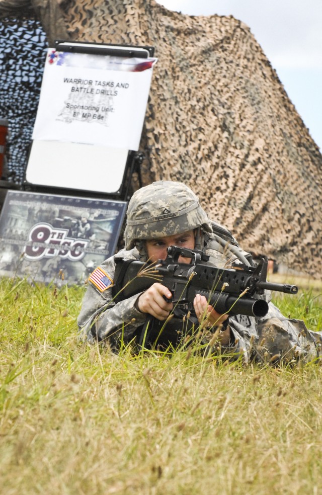 8th TSC Soldier prepares for Department of the Army Soldier of the Year Competition