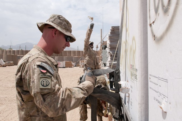 Logistics paratroopers resupply Ghazni bases