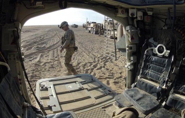 1-17th Infantry helps clear 120 kilometers to Shorabak