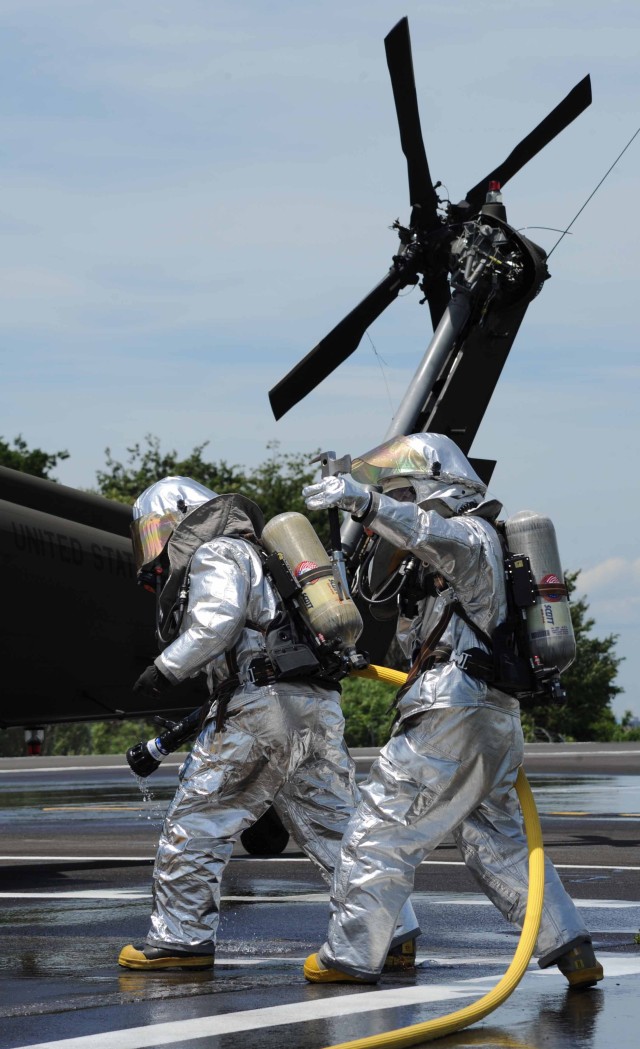 Camp Zama kicks off first full-scale exercise with downed aircraft scenario