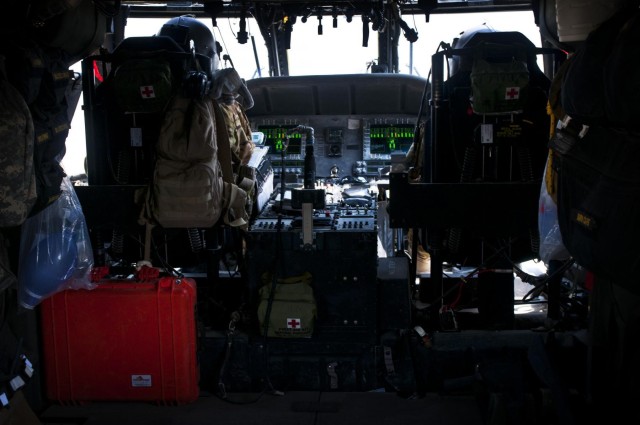 The best soldiers for the worst moments:  Medevac flies day or night