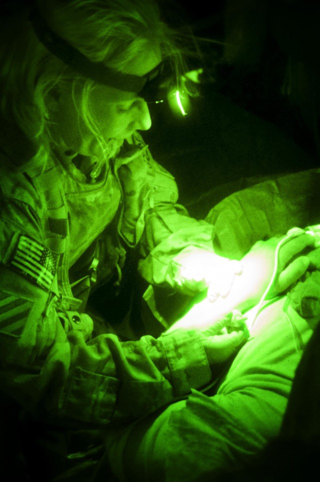 The best soldiers for the worst moments: Medevac flies day or night
