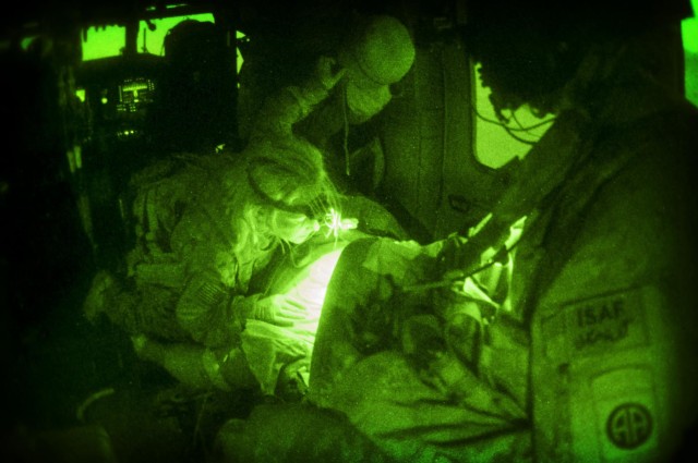 The best soldiers for the worst moments: Medevac flies day or night