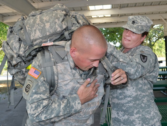 AMC warrior preps for Daytime Urban Orienteering event