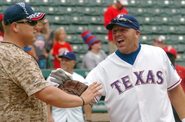 Texas Rangers treat wounded warriors to 'home plate' dream come true