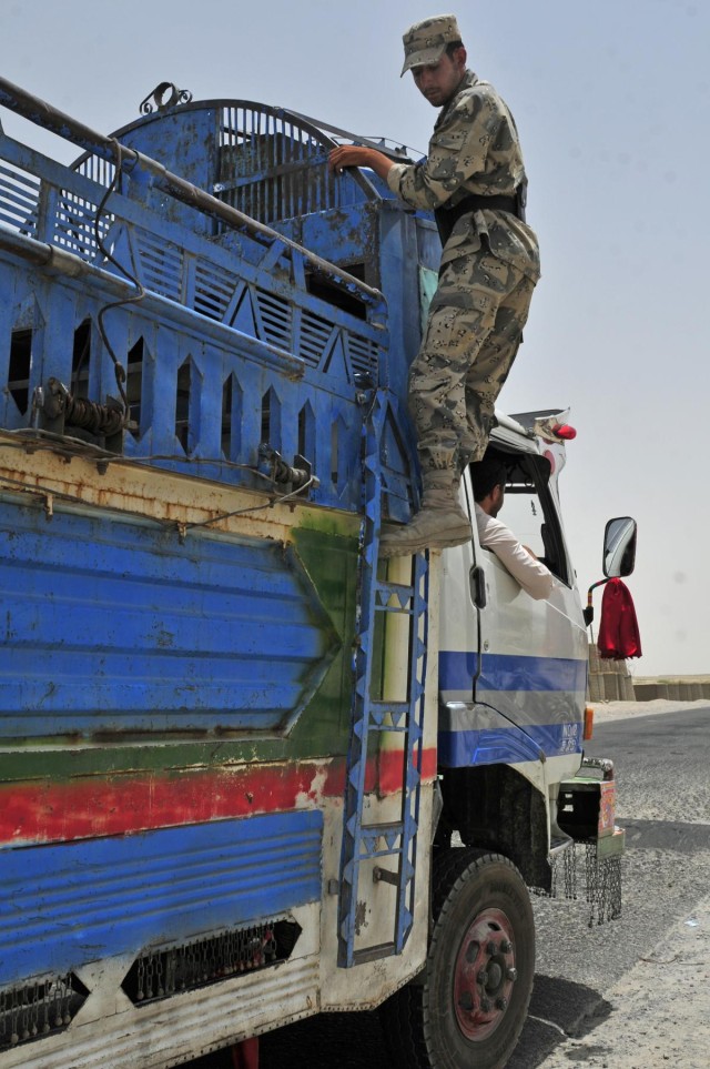 Afghan Border Police station open for 24-hour operations in Spin Boldak