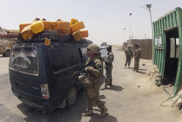 Afghan Border Police station open for 24-hour operations in Spin Boldak