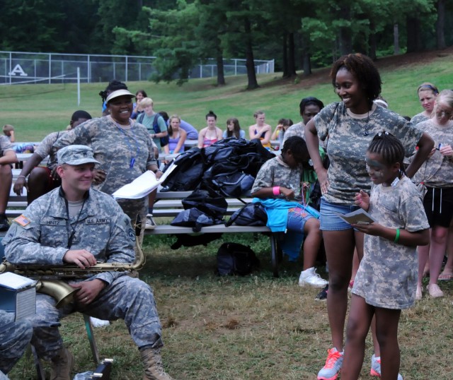 Special day celebrates military heritage at youth enrichment camp