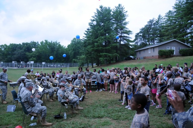 Special day celebrates military heritage at youth enrichment camp