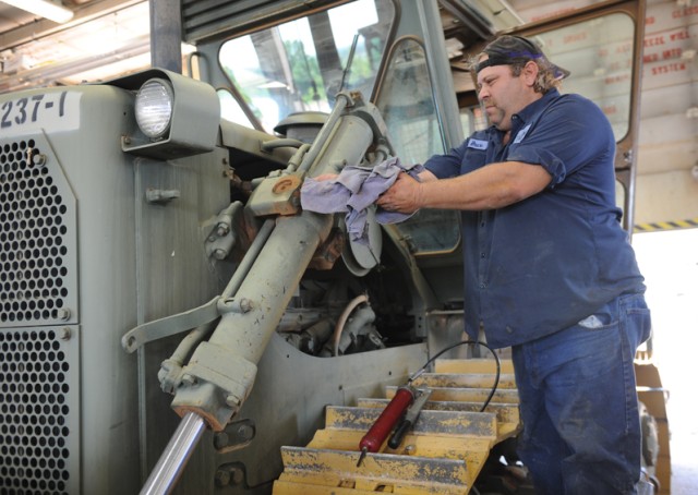 Beyond elbow grease: Fort Leonard Wood mechanics get dirty for mission