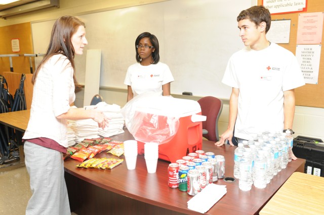 Students on Fort Leonard Wood donate summer vacation to help American Red Cross