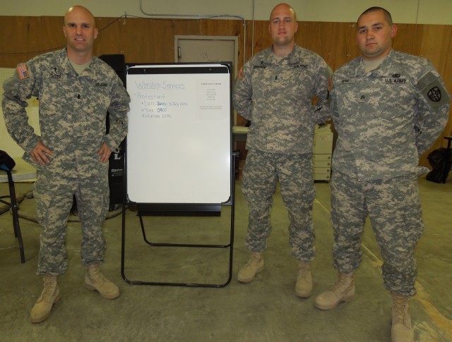 Chaplains Support Troops at Operation Golden Cargo