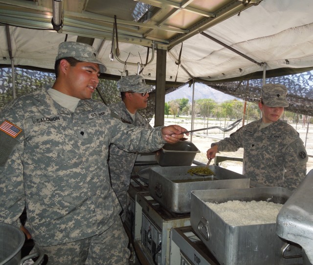 Army Food Operations at Golden Cargo