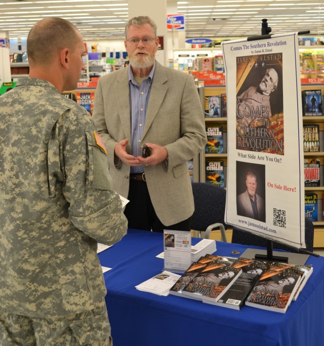 Author donates proceeds to HHC 94th Training Division's Family Readiness Group