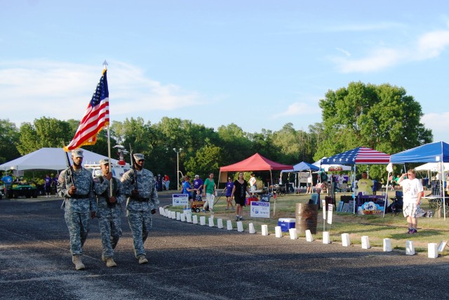 ASC color guard appears at "Relay for Life"