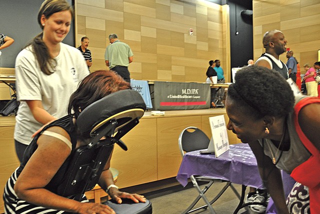 Employees take advantage of C4ISR Health Fair benefits