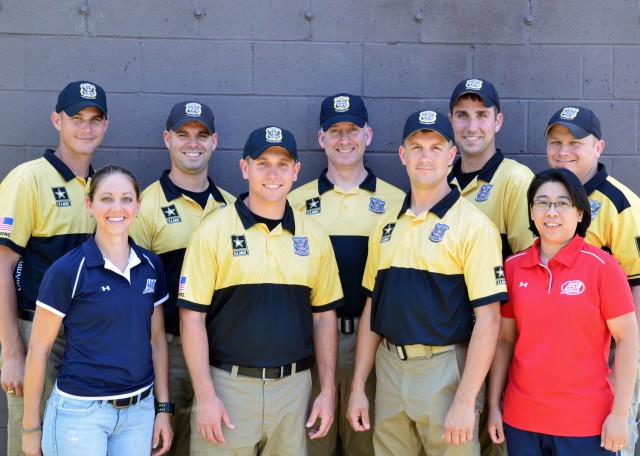 Soldiers and spouses from the U.S. Army Marksmanship Unit