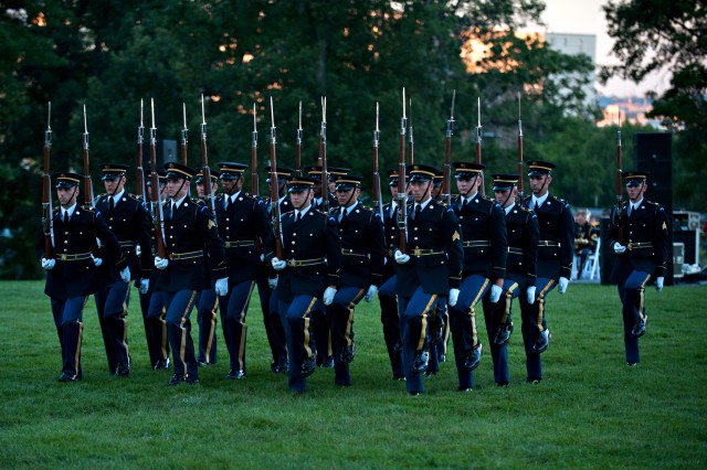 July, 25, 2012: Twilight Tattoo, Army tribute to retiring members of Congress