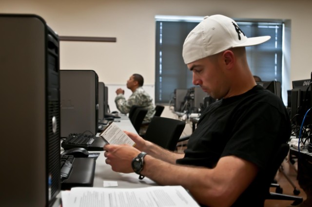 Soldiers use education benefits