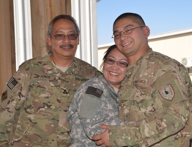 A family deployed " the Jones family supports OEF