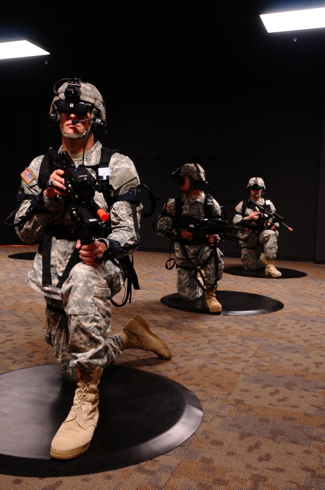Paratroopers take knee in virtual world