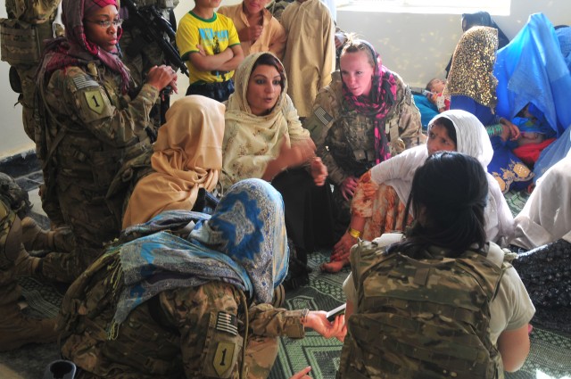 'Dragon' female engagement teams making change in Paktika Province