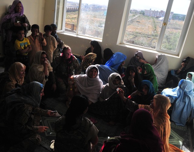 'Dragon' female engagement teams making change in Paktika Province