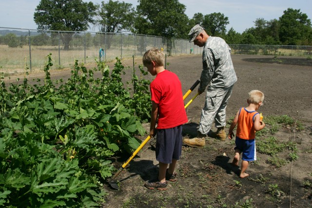 Fort McCoy Community Garden grows plants, social interaction in South Post Housing area