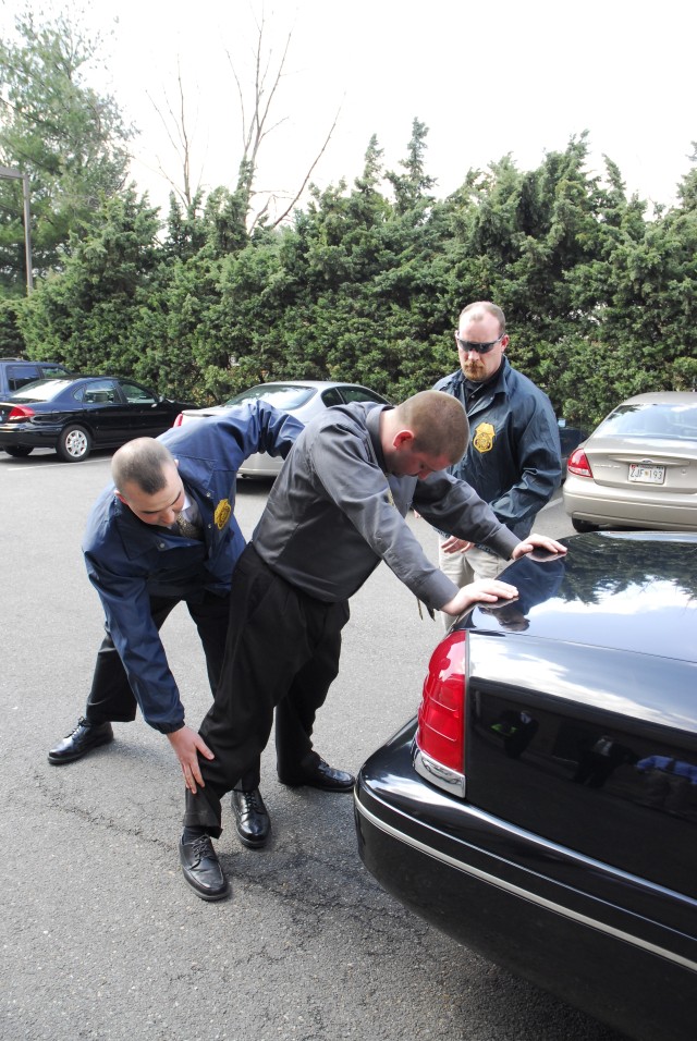 CID Special Agents Apprehend A Suspect