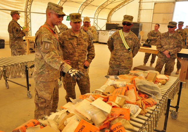 Brig. Gen. Shapiro visits 4-401st RPAT Yard
