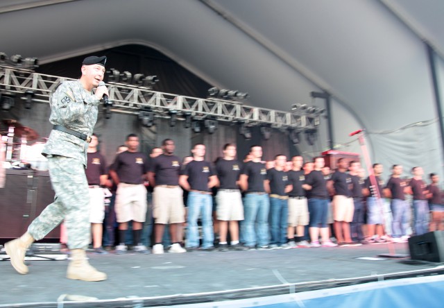 Taking center stage