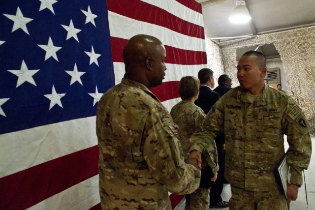 Deployed U.S. servicemembers from 24 countries become U.S. citizens