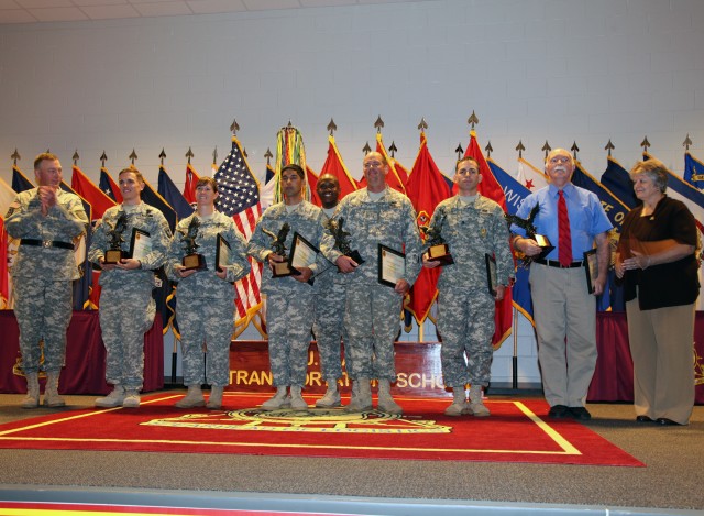 8th TSC SPO Warrant Officer receives Army Regimental Transportation Award for Mobility