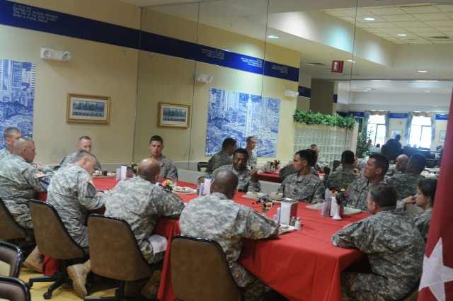 U.S. Army Chief of Engineers visits with the 130th Engineer Brigade