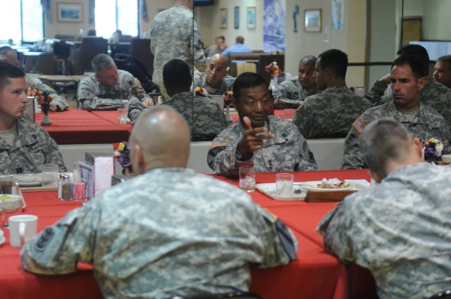 U.S. Army Chief of Engineers visits with the 130th Engineer Brigade