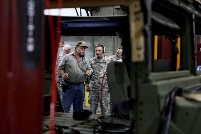 MG Terry visits Red River