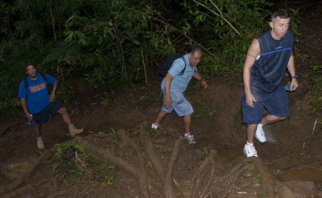 8th STB senior NCOs visit Manoa Falls, build camaraderie