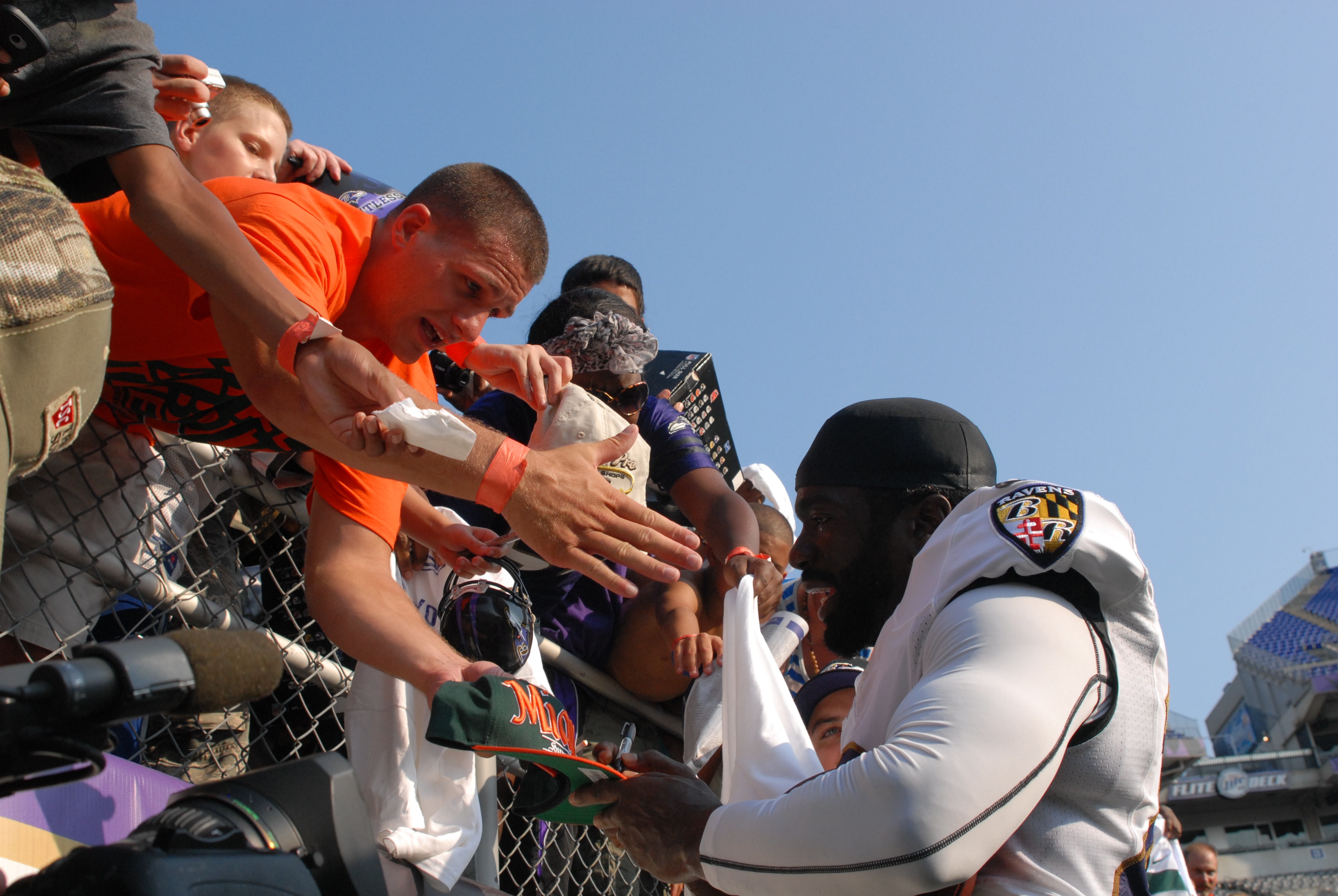 Military Appreciation Day at Ravens Training Camp - :